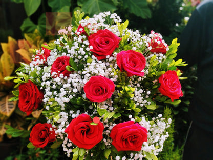 Buquê de rosas vermelhas