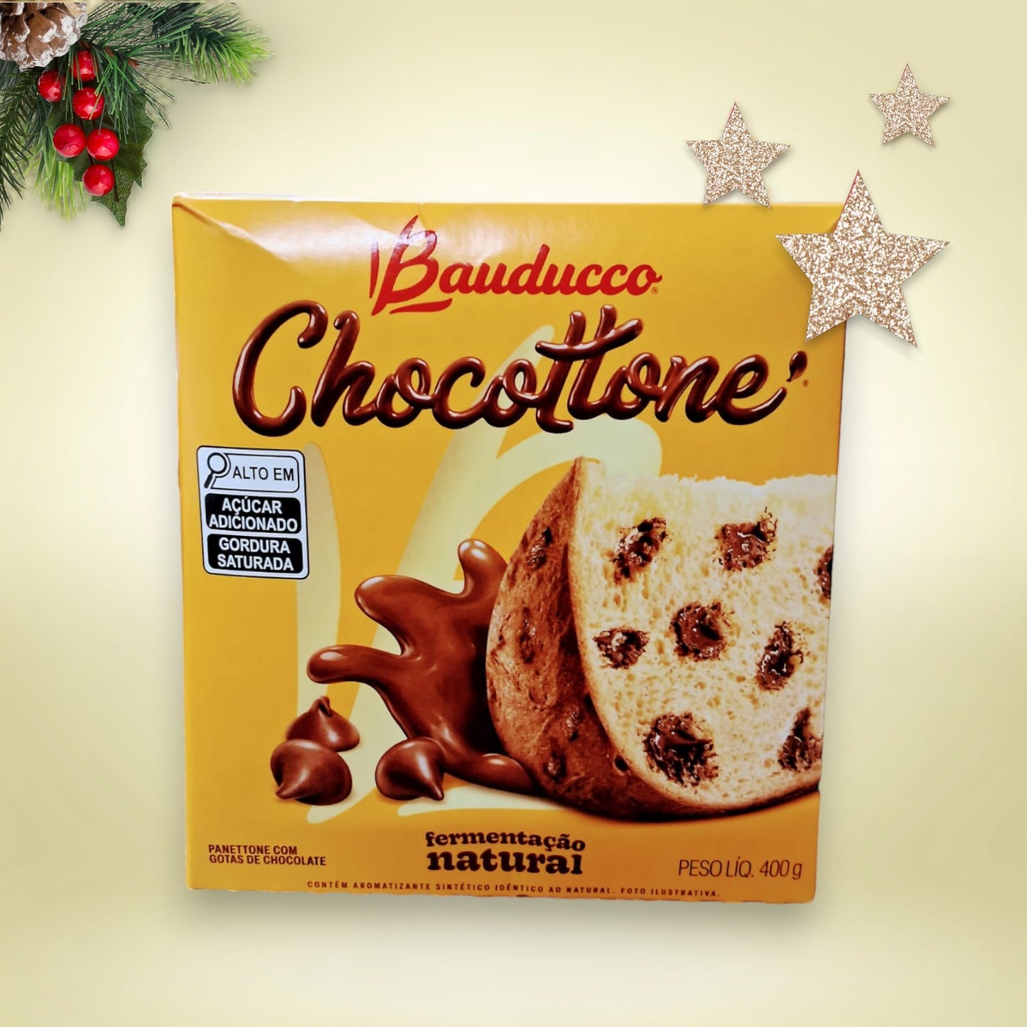 Cesta de presente com flores Premium Natal - Sodel Flores