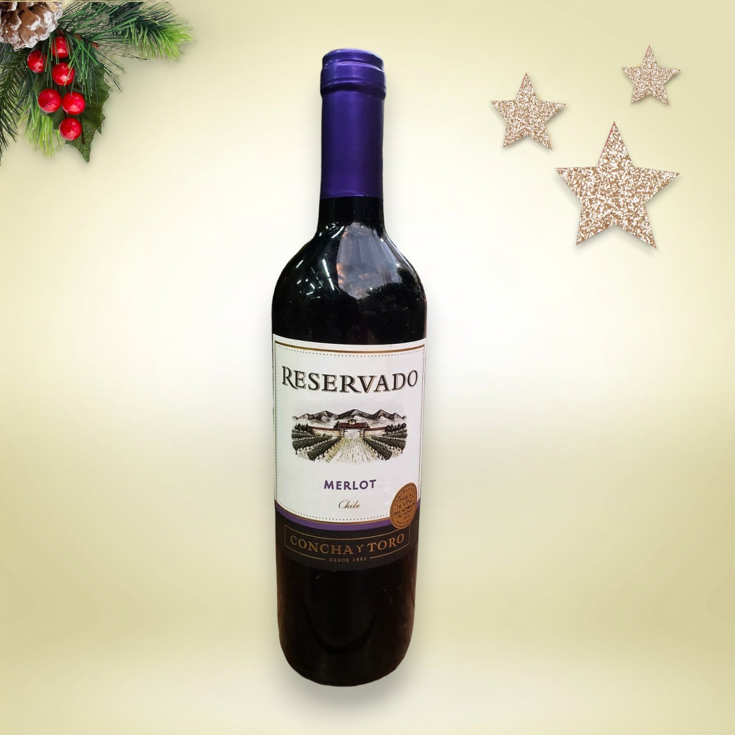 Cesta de presente com flores Premium Natal - Sodel Flores