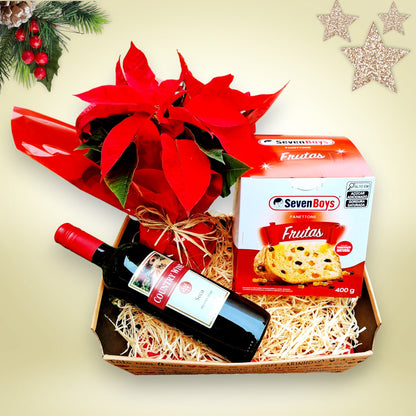 Cesta de presente de natal - Sodel Flores